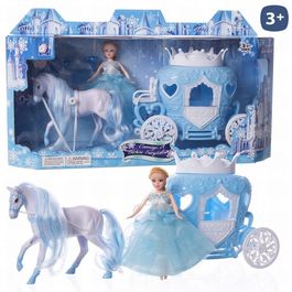 Carroza Princesa Snow + Muñeca