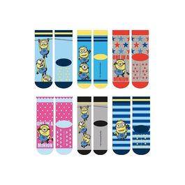 Calcetines de los Minions AZUL 12 años