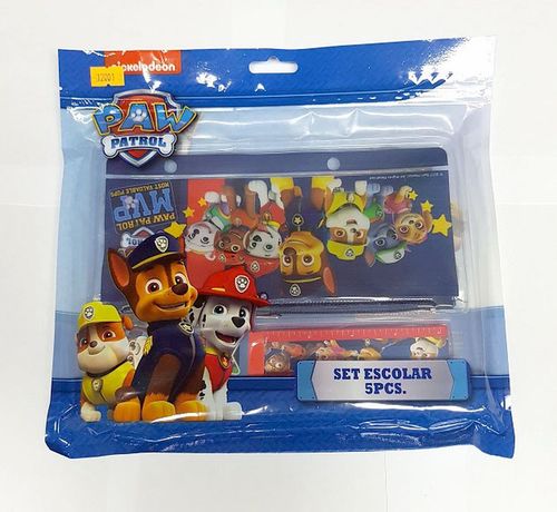 Set escolar 5 piezas La Patrulla Canina