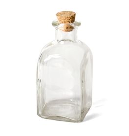 Botella frasco de vidrio 240ml con tapón de corcho