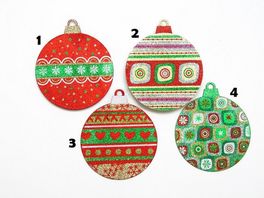 Colgante circular decoración Navidad