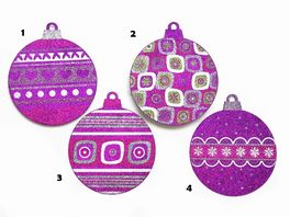 Colgante circular decoración Navidad