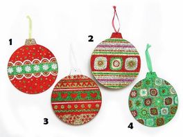 Colgante circular decoración Navidad