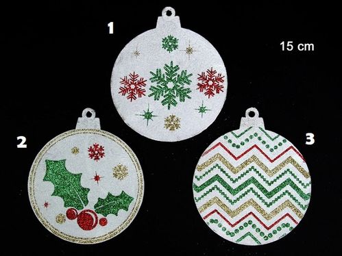 Colgante circular decoración Navidad
