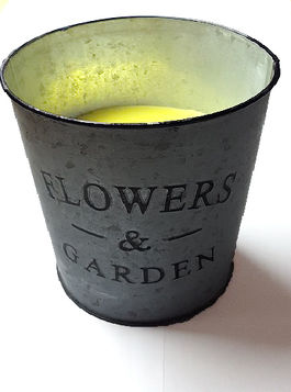 Vela decorativa "Flower Garden" 15 x 13 cm