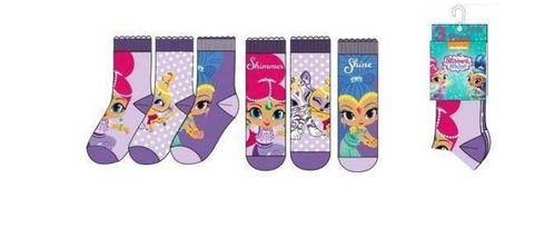 Pack de 3 pares de calcetines de Shimmer and Shine Modelo 2 27/30