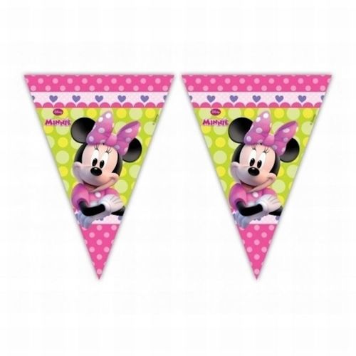 Banderín para fiesta de Minnie Mouse