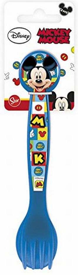 Set 2 cubiertos plástico Mickey Mouse Disney