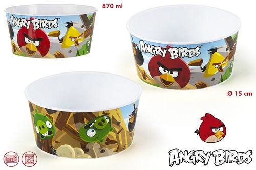 Cuenco plstico Angry Birds 15 cm