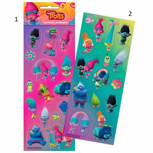 Pegatinas stickers fun Trolls surtido