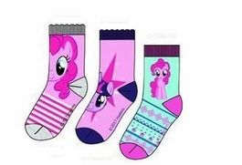 Pack de tres pares de calcetines de Mi pequeño Pony