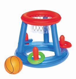 Juego de canasta hinchable