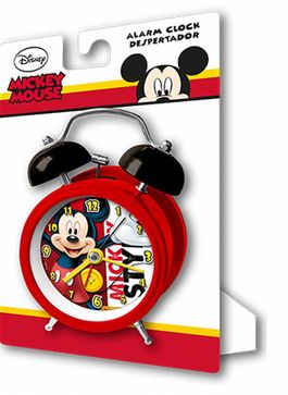 Reloj despertador con campanas de Mickey Mouse