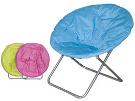 Sillón luna moon 87x82cm Oxford y metal