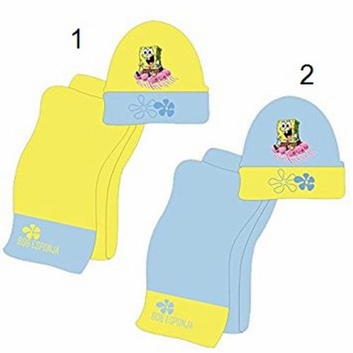 Set de gorro y bufanda de Bob Esponja Modelo 2 