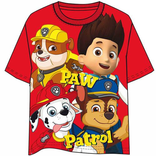 Camiseta Patrulla Canina Paw Patrol Team red