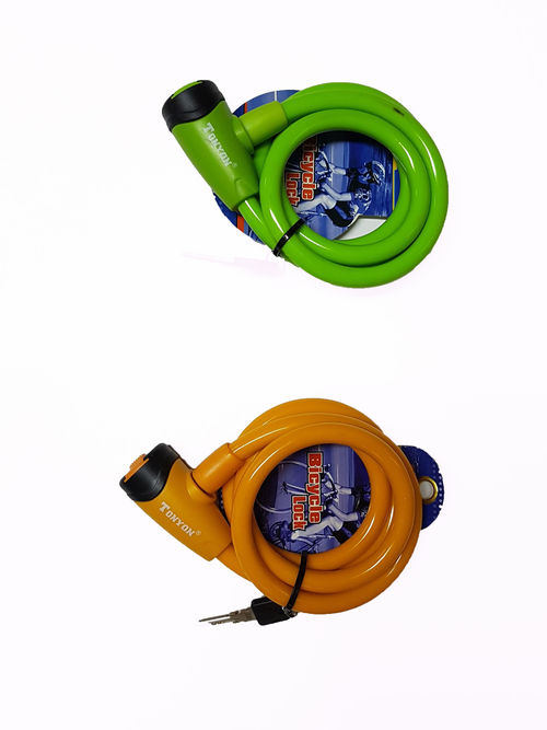 Candado para bici con llave VERDE 