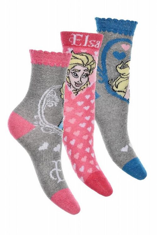 Pack de 3 pares de calcetines de Frozen