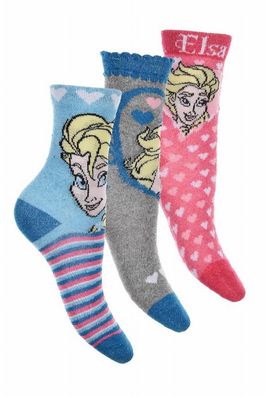 Pack de 3 pares de calcetines de Frozen