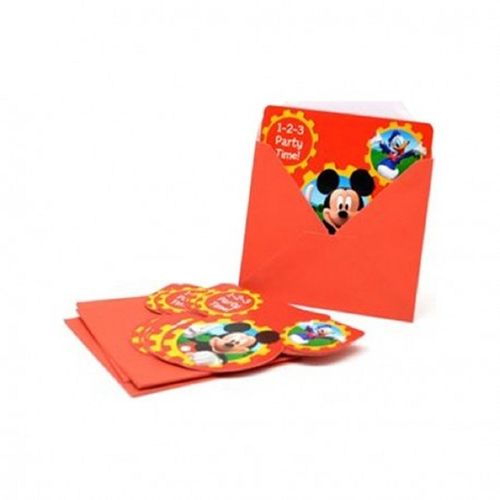 Set 2 packs 6 invitaciones Mickey Mouse Disney