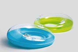 Sillón hinchable acuático