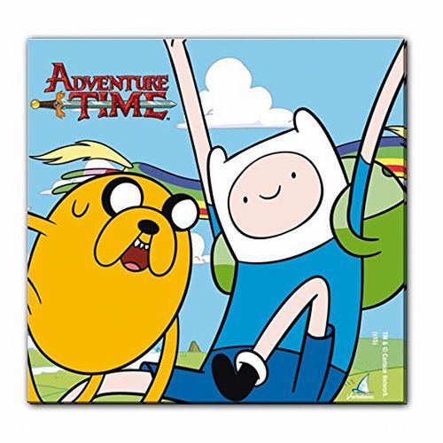 Pack 20 servilletas Hora de Aventuras 33 cm