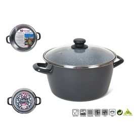 Olla magefesa Dolimiti 16cm con tapa de vidrio