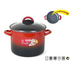 Olla antiadherente Magefesa Rosso 20cm con tapa