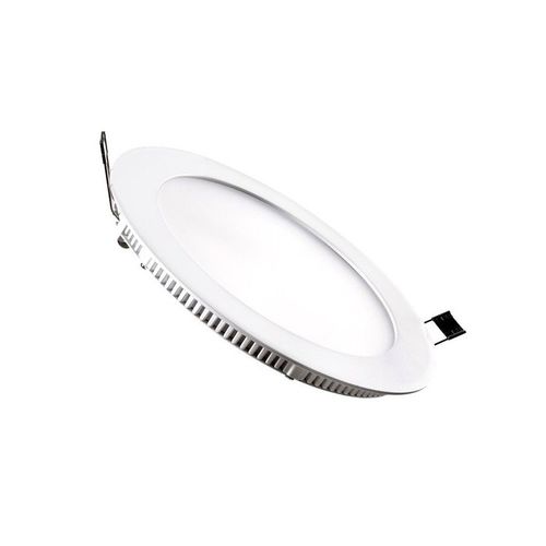 Downlight led empotrable marco blanco redondo. 18W