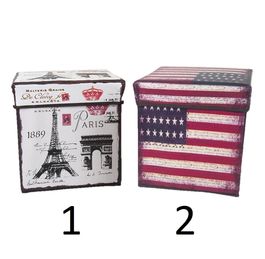 Cubo almacenaje plegable 31 x 31 cm  "Country"