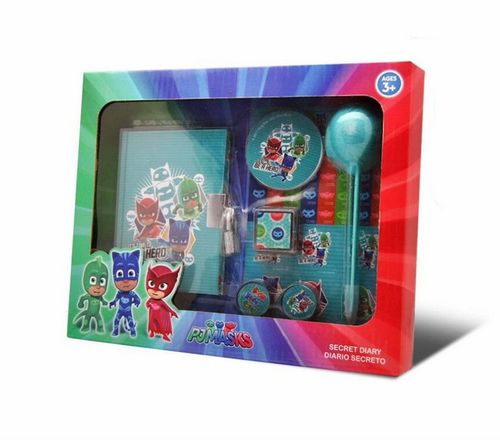 Set de 6 piezas de papelera de Pj Masks