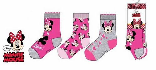Pack de 3 pares de calcetines de Minnie Mouse