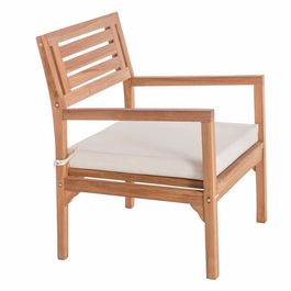 Sillón relax Kayla madera teka 67 x 70 x 89 cm