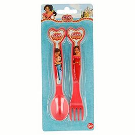 Set 2 cubiertos plástico Elena de Avalor