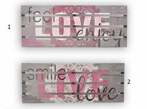 Cuadro palet "Love"