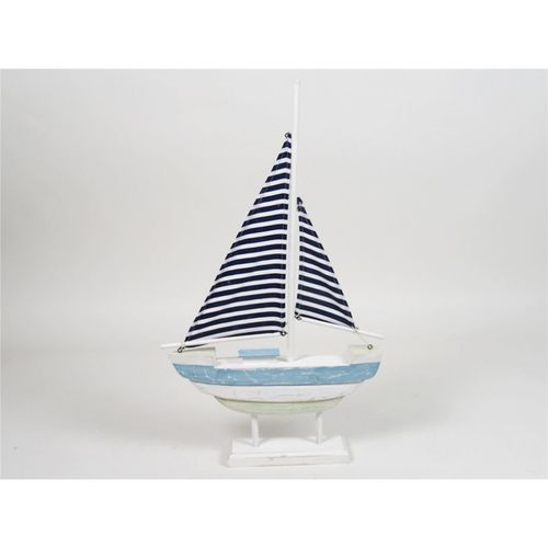 Barco velero decoración 54x31x6cm