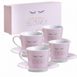 Juego de Café con cuatro servicios "Chic"