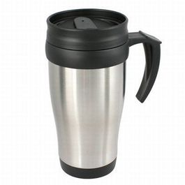 Termo de acero inoxidable y plástico