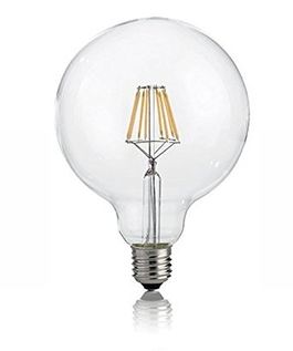 Bombilla vintage  filamento led forma de globo 6W E27