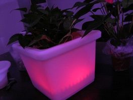 Maceteros LED 28x23x23 cm