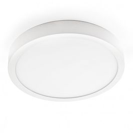 Downlight led superficie marco blanco redondo. 24W