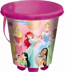 Cubo de playa de Princesas Disney