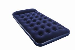 Colchón flocado con hinchador de pie