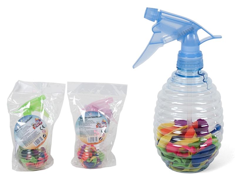 persuadir Comienzo restante Botella con hinchador 50 globos de agua - Tienda online