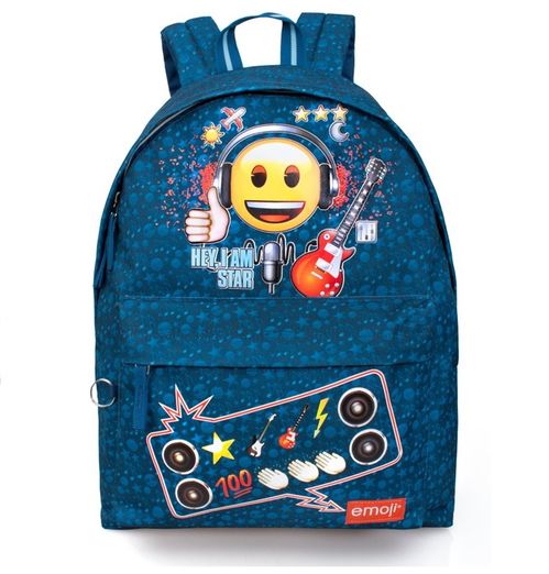 Mochila infantil Emoji Emoticonos 33 x 13 x 43 cm