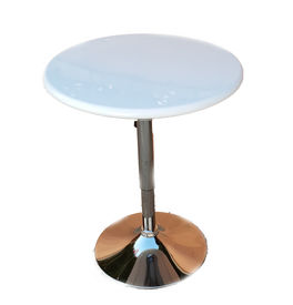 Mesa cóctel White and Chrome 70x40cm