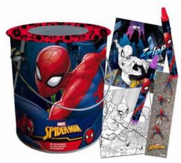 Set cubo coloreable Spiderman