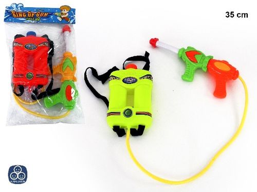 Pistola de agua con Mochila depósito 35 cm