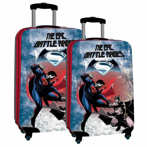 Set de 2 maletas rígidas de Batman vs Superman
