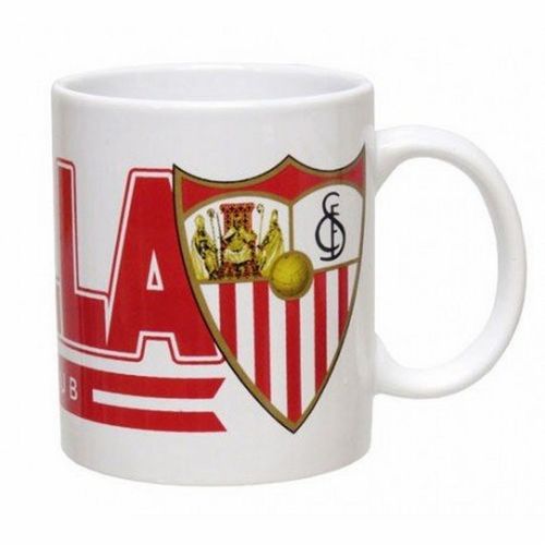 Taza cerámica Sevilla C.F. 9.5 x 8 x 12 cm